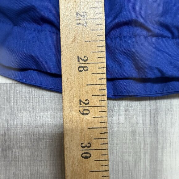 ✅Mens L Cold Storage Blue Lined Windbreaker Lightweight Jacket Hiking  *STAINING - Picture 7 of 11
